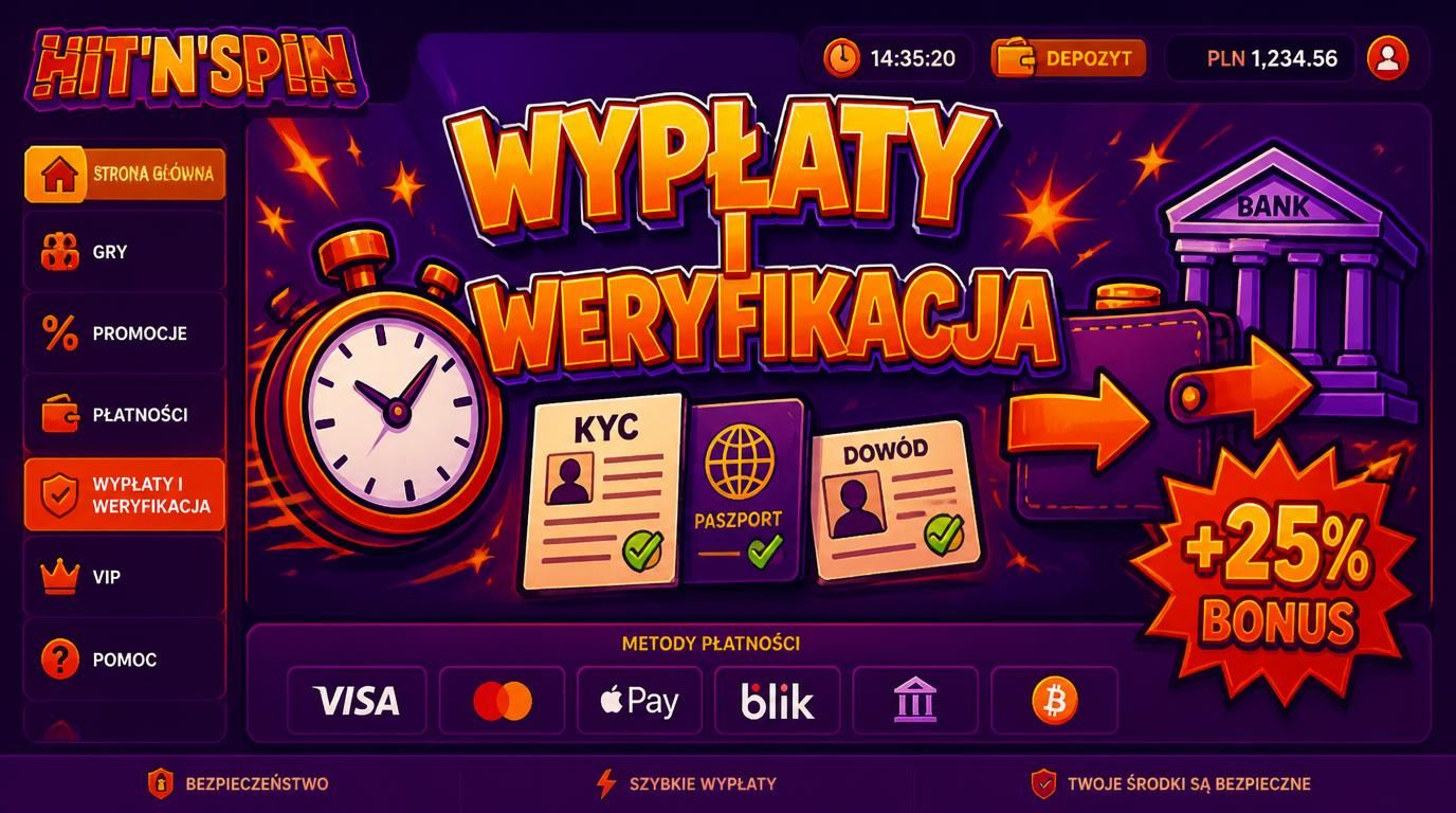 dokumenty do weryfikacji, czas wypłaty, ikony płatności