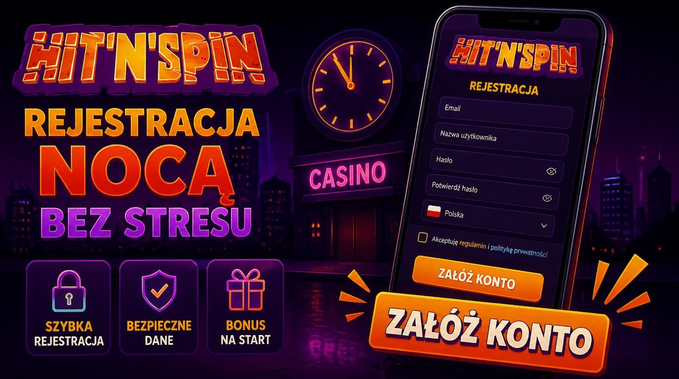 formularz rejestracji na telefonie, nocne tło, prosty interfejs